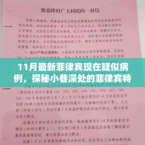 探秘菲律宾隐秘宝藏，小巷深处的特色小店与疑似病例下的神秘面纱