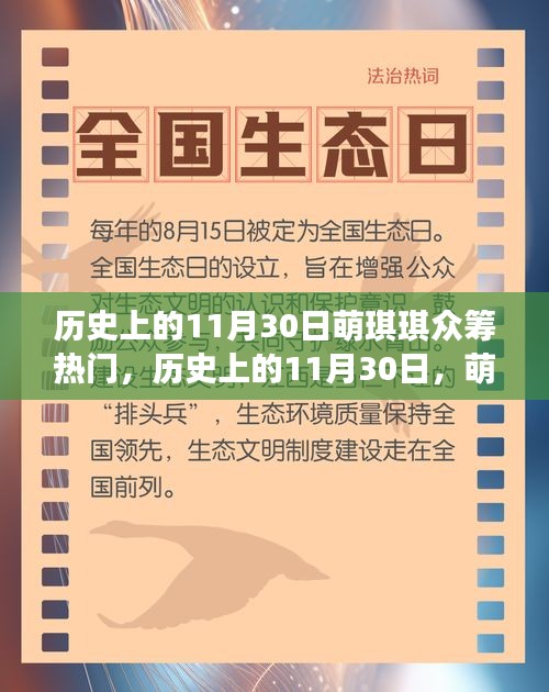 萌琪琪众筹现象背后的深度探讨，历史上的11月30日回顾