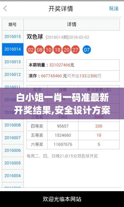 白小姐一肖一码准最新开奖结果,安全设计方案评估_DSQ98.735神秘版