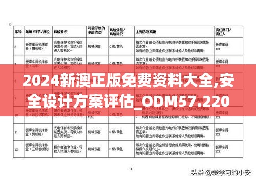 2024新澳正版免费资料大全,安全设计方案评估_ODM57.220感知版