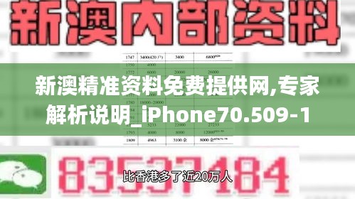 新澳精准资料免费提供网,专家解析说明_iPhone70.509-1