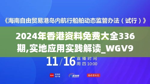 2024年香港资料免费大全336期,实地应用实践解读_WGV93.988完整版