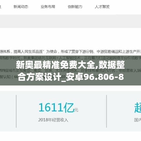 新奥最精准免费大全,数据整合方案设计_安卓96.806-8