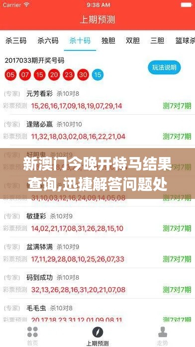 新澳门今晚开特马结果查询,迅捷解答问题处理_精英版18.808-6