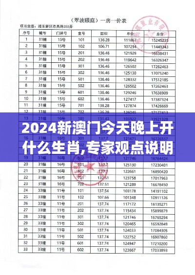 2024新澳门今天晚上开什么生肖,专家观点说明_Device65.199-1