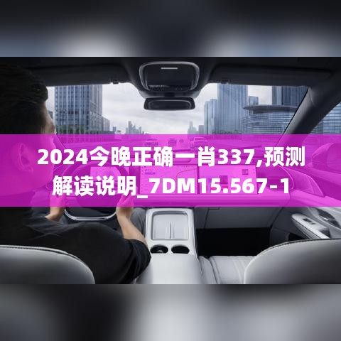 2024今晚正确一肖337,预测解读说明_7DM15.567-1