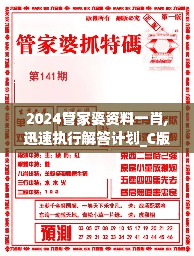 2024管家婆资料一肖,迅速执行解答计划_C版12.490-3