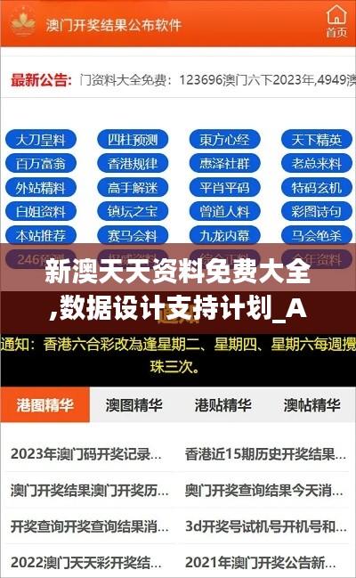 新澳天天资料免费大全,数据设计支持计划_AR13.636-3