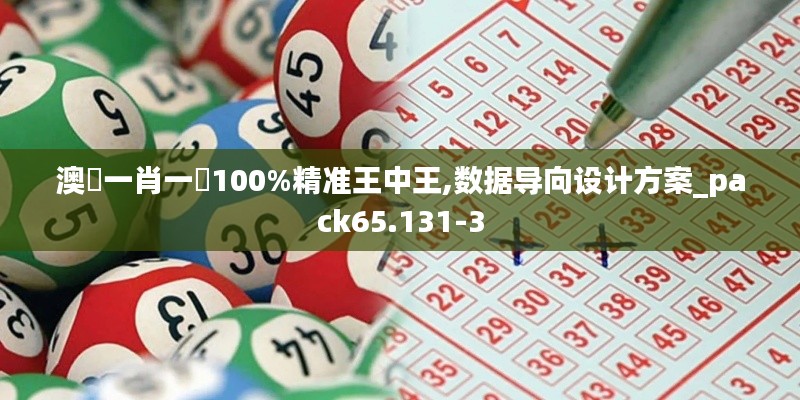 澳門一肖一碼100%精准王中王,数据导向设计方案_pack65.131-3