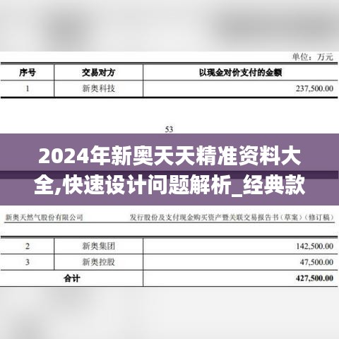 2024年新奥天天精准资料大全,快速设计问题解析_经典款29.262-3