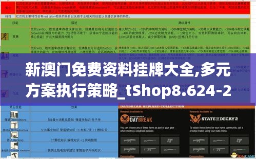 新澳门免费资料挂牌大全,多元方案执行策略_tShop8.624-2