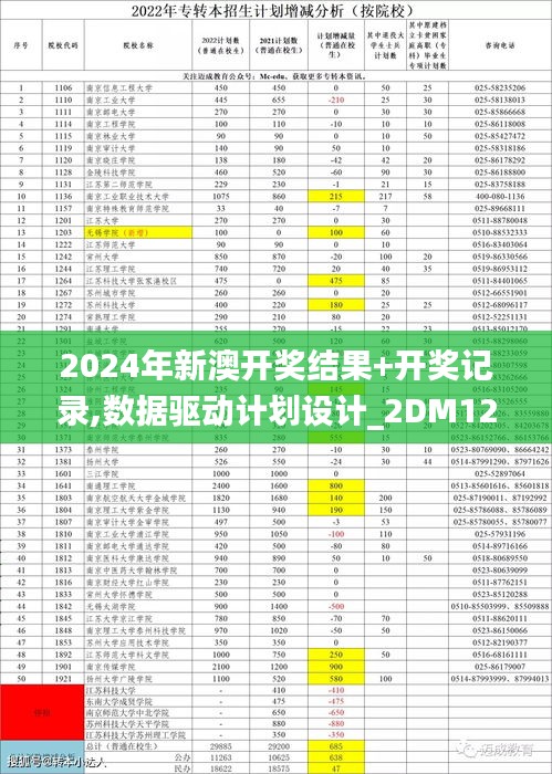 2024年新澳开奖结果+开奖记录,数据驱动计划设计_2DM12.605