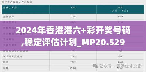 2024年香港港六+彩开奖号码,稳定评估计划_MP20.529