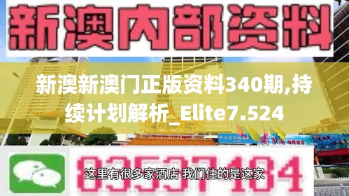 新澳新澳门正版资料340期,持续计划解析_Elite7.524