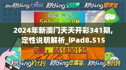 2024年新澳门天天开彩341期,定性说明解析_iPad8.515