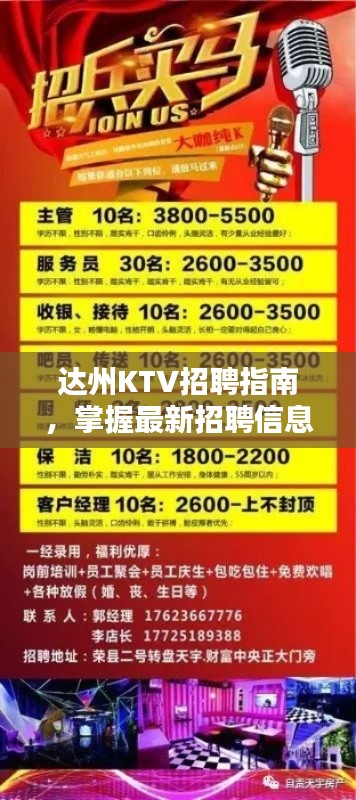 达州KTV招聘全攻略，最新招聘信息一网打尽