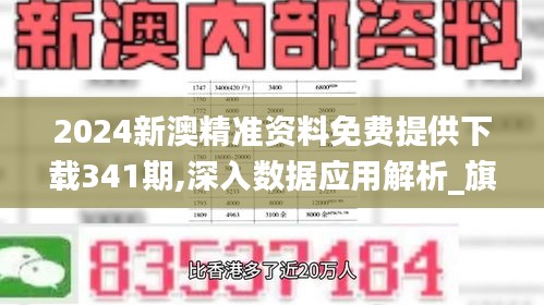 2024新澳精准资料免费提供下载341期,深入数据应用解析_旗舰版3.933