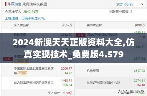 2024新澳天天正版资料大全,仿真实现技术_免费版4.579