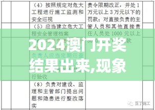 2024澳门开奖结果出来,现象解答解释定义_Prestige3.465