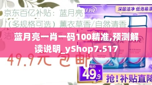 蓝月亮一肖一码100精准,预测解读说明_yShop7.517