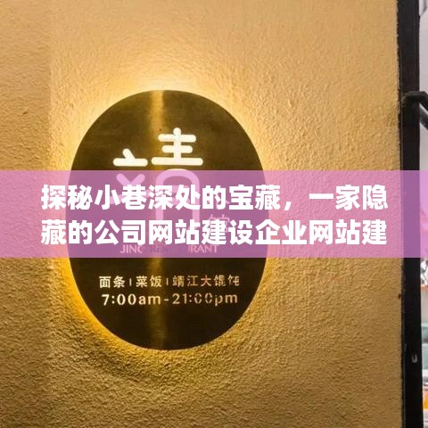 探秘小巷深处的宝藏，一家隐藏的公司网站建设企业网站建设故事