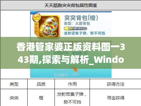 香港管家婆正版资料图一343期,探索与解析_Windows2.558