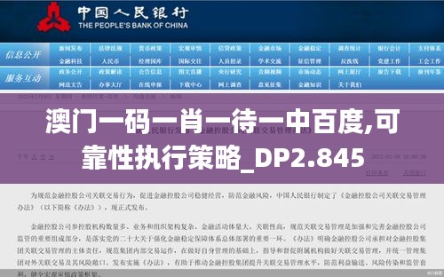 澳门一码一肖一待一中百度,可靠性执行策略_DP2.845