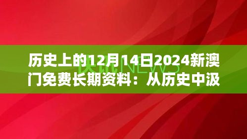 历史上的12月14日2024新澳门免费长期资料：从历史中汲取智慧，洞悉未来趋势