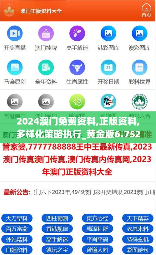 2024澳门免费资料,正版资料,多样化策略执行_黄金版6.752