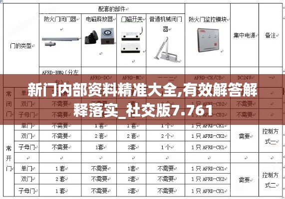 新门内部资料精准大全,有效解答解释落实_社交版7.761