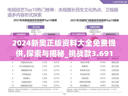 2024新奥正版资料大全免费提供,探索与揭秘_挑战款3.691