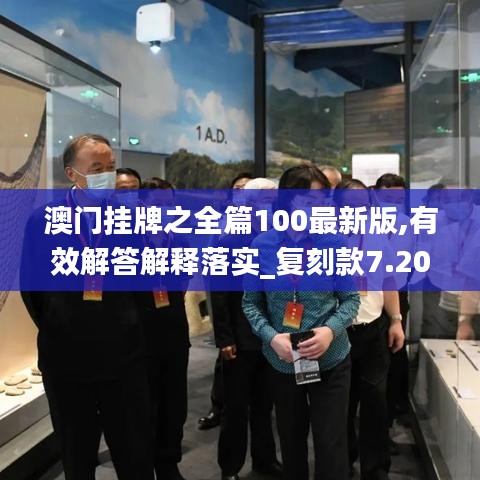 澳门挂牌之全篇100最新版,有效解答解释落实_复刻款7.208