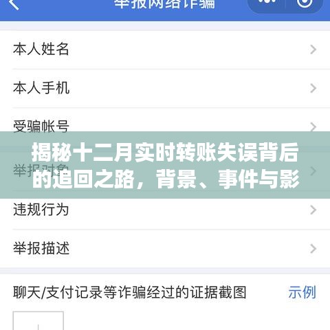 揭秘十二月转账失误背后的追回之路，背景、事件与影响全解析