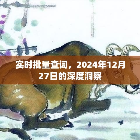 实时批量查词功能深度洞察，助力高效学习（2024年12月更新）