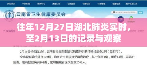 湖北肺炎实时记录与观察，往年12月27日至2月13日数据解读