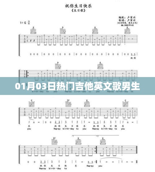 英文吉他热歌，男生必听榜单（一月精选）