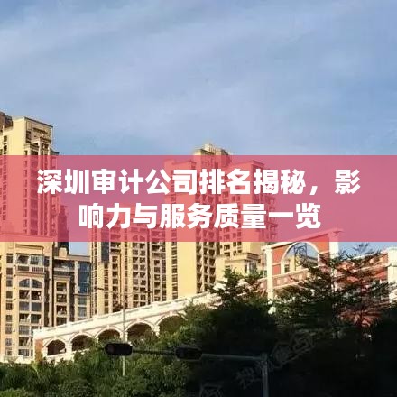 深圳审计公司排名揭秘，影响力与服务质量一览