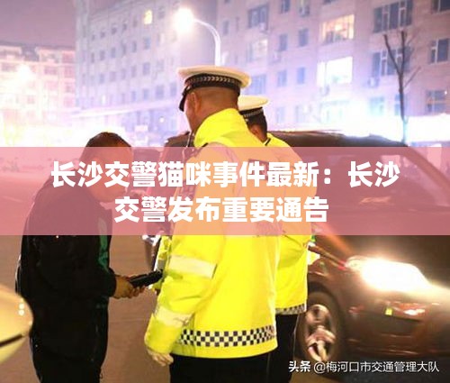 长沙交警猫咪事件最新：长沙交警发布重要通告 