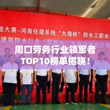 周口劳务行业领军者TOP10榜单揭晓！