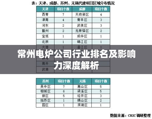 常州电炉公司行业排名及影响力深度解析