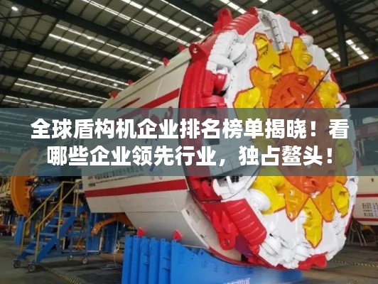全球盾构机企业排名榜单揭晓！看哪些企业领先行业，独占鳌头！