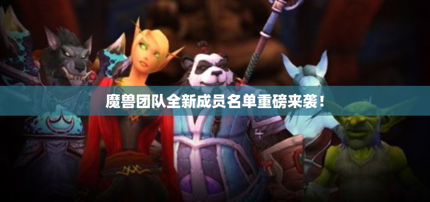 魔兽团队全新成员名单重磅来袭！
