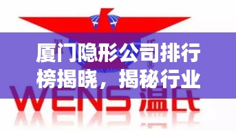 厦门隐形公司排行榜揭晓，揭秘行业巨头不为人知的实力
