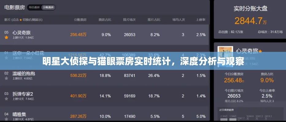明星大侦探与猫眼票房实时统计,深度分析与观察