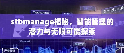 stbmanage揭秘，智能管理的潜力与无限可能探索