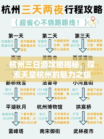 杭州三日游攻略揭秘，探索天堂杭州的魅力之旅