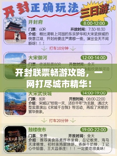 开封联票畅游攻略，一网打尽城市精华！