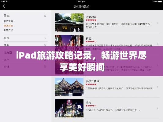 iPad旅游攻略记录，畅游世界尽享美好瞬间