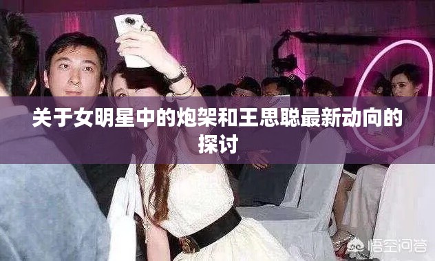 关于女明星中的炮架和王思聪最新动向的探讨