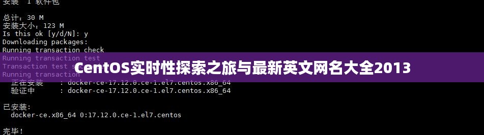 CentOS实时性探索之旅与最新英文网名大全2013
